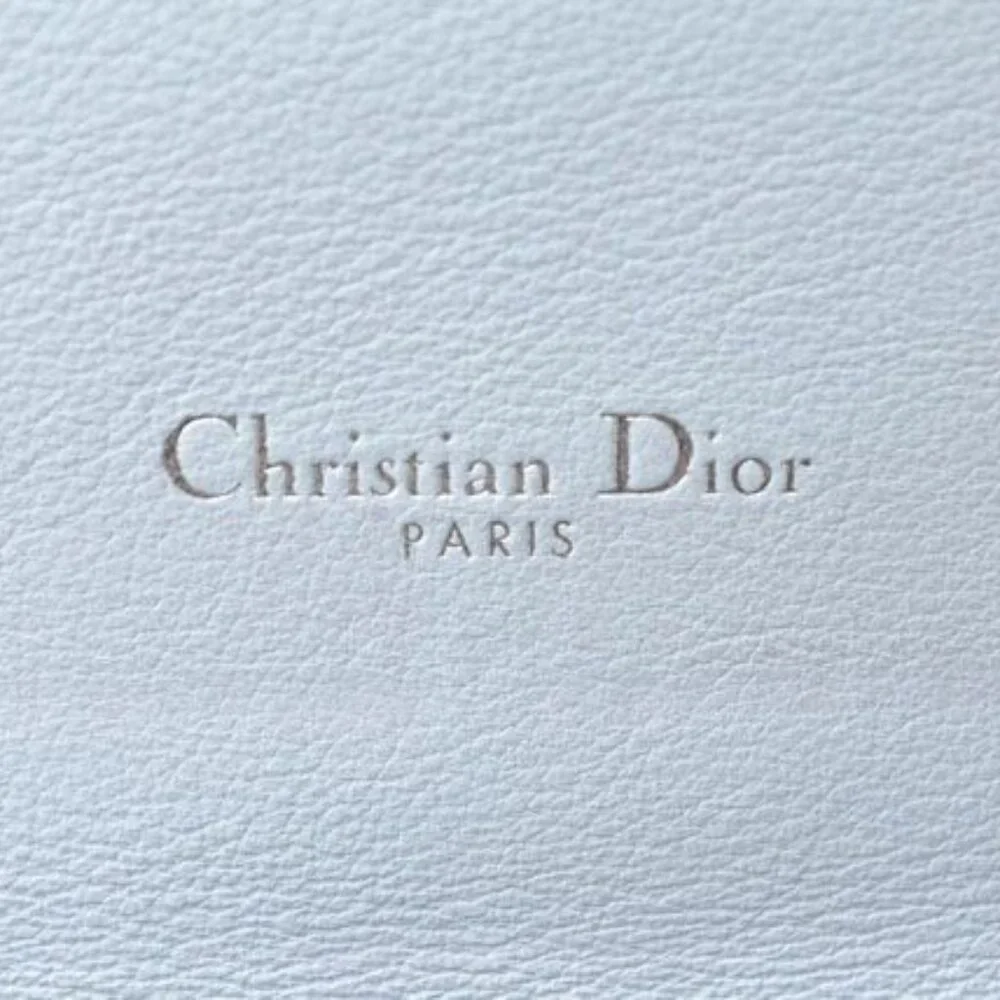 Christian Dior Wallet Long Wallet Diorissimo Bicolor Rose Pink